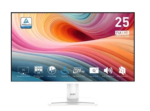 Монітор 24.5" PRO MP251W E2, White, WLED, IPS MSI teh0028056