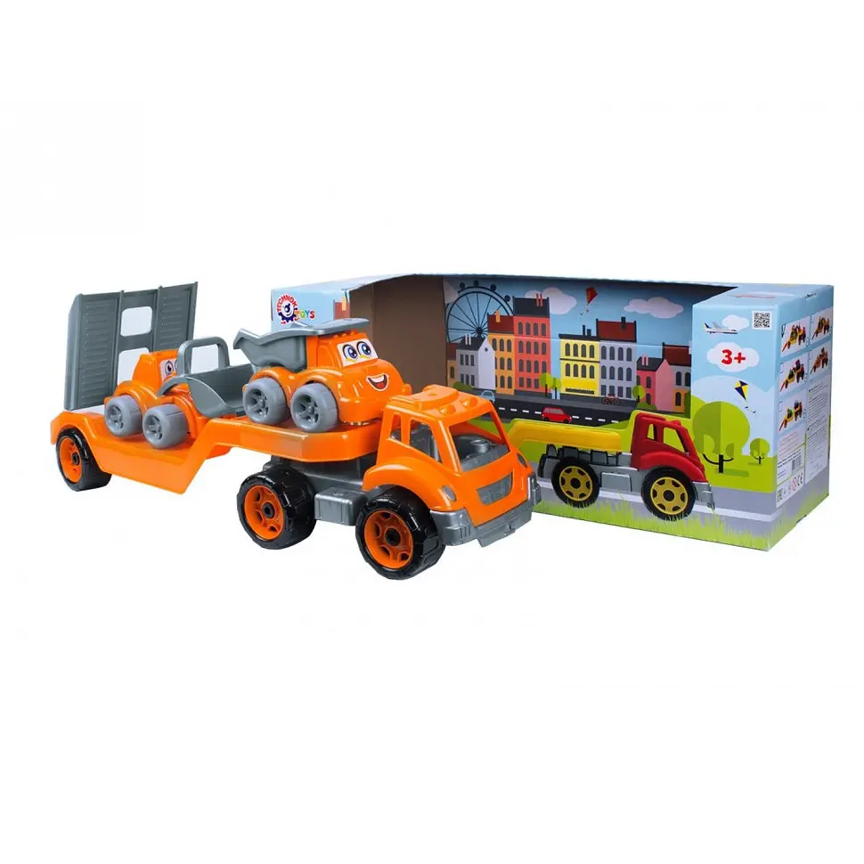 Іграшка ТехноК Автовоз з набором "Будмайданчик" 3930TXK - фото 2