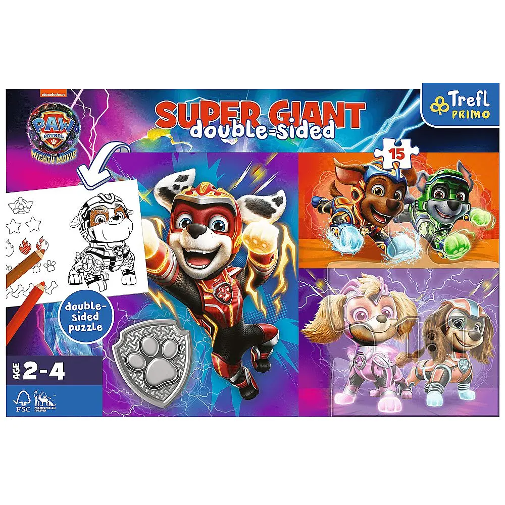 Пазлы Trefl Волшебная команда Щенячий патруль Supergiant 15 элементов - фото 4
