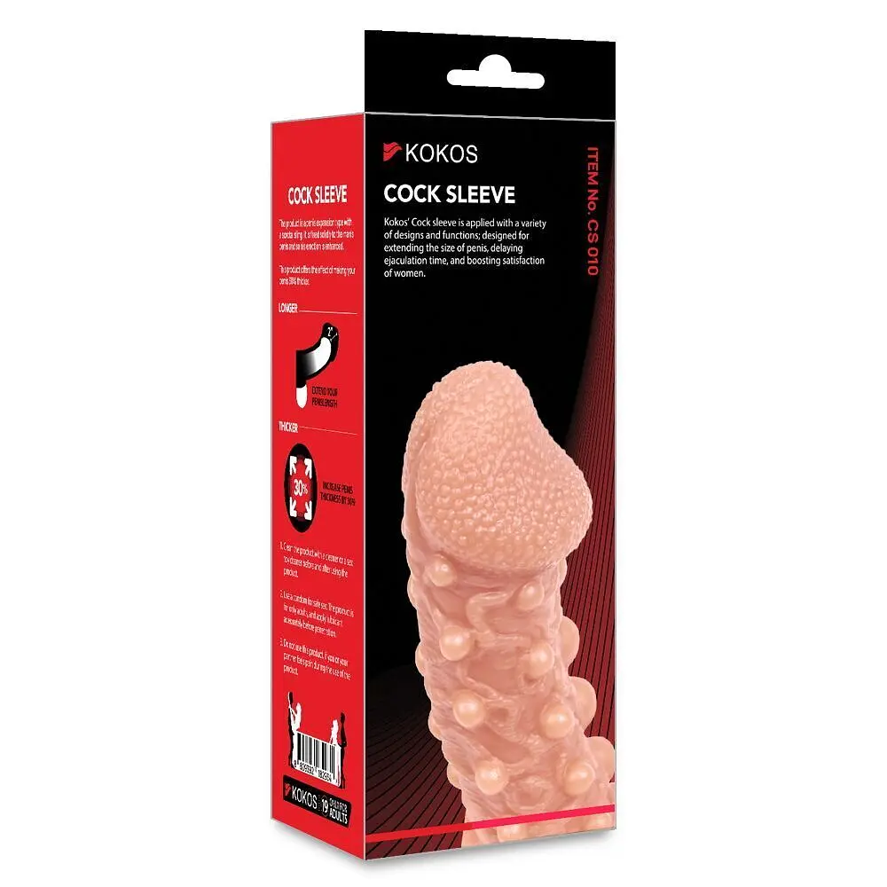 Насадка на член Kokos Cock Sleeve CS 010, S - фото 9
