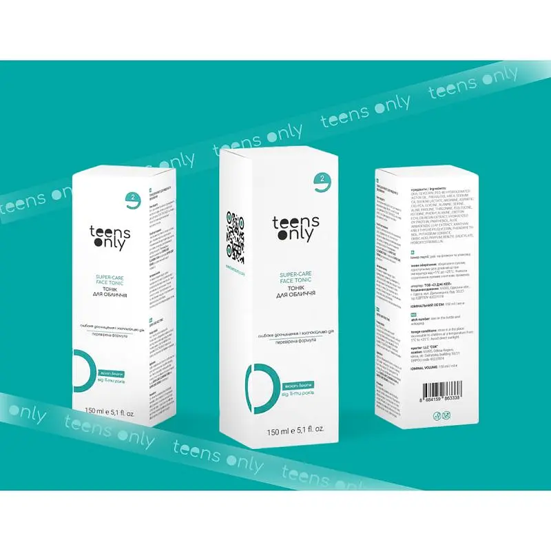 Тонік для обличчя Teens Only Soon Teens Super-Cleansing Face Tonic 11+ для комбінованої шкіри з проявами висипань 150 мл (4820278290059) - фото 3