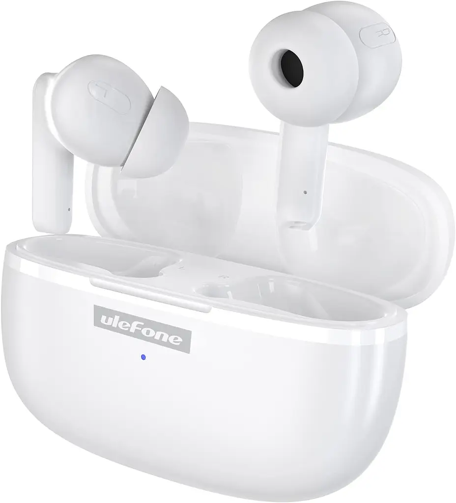 Беспроводные наушники Ulefone Buds, TWS, IPX4, BT5.1, 5h, white UA UCRF - фото 2