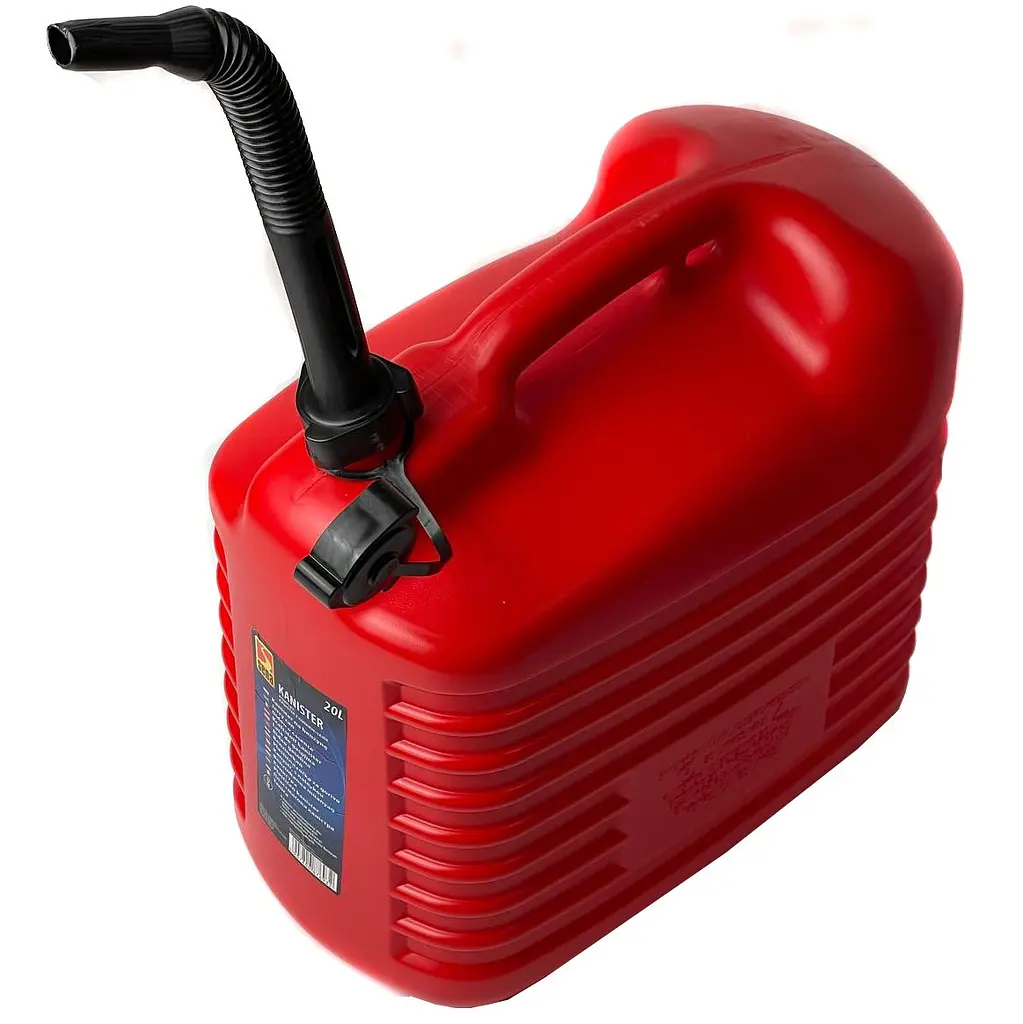 Каністра 20л Для Нафти Продуктів Щільна з лійкою Червона (Гост HDPE-02) - фото 4