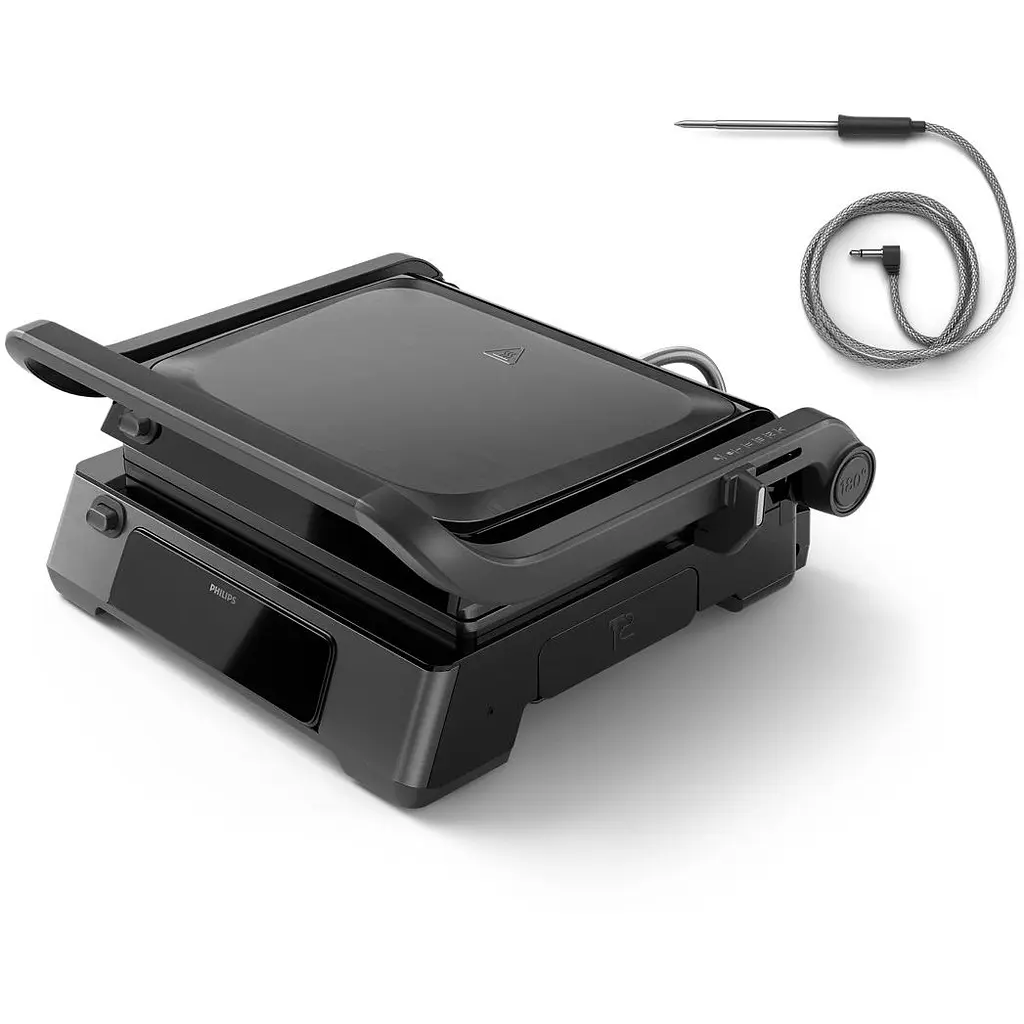 Гриль Philips Series 7000 прижимной 2200 Вт черный (HD6307/70) - фото 2
