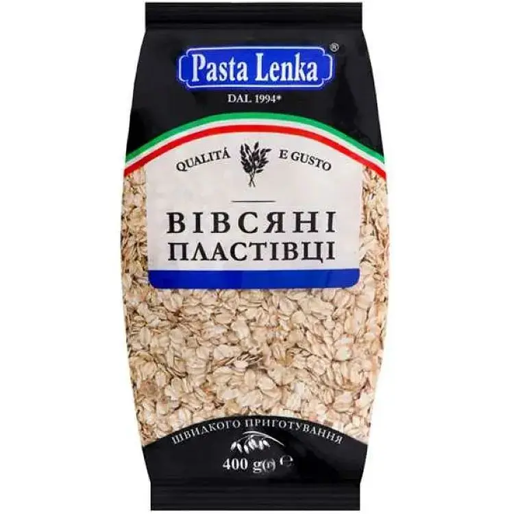 Пластівці вівсяні PASTA LENKA 400г (пачка)