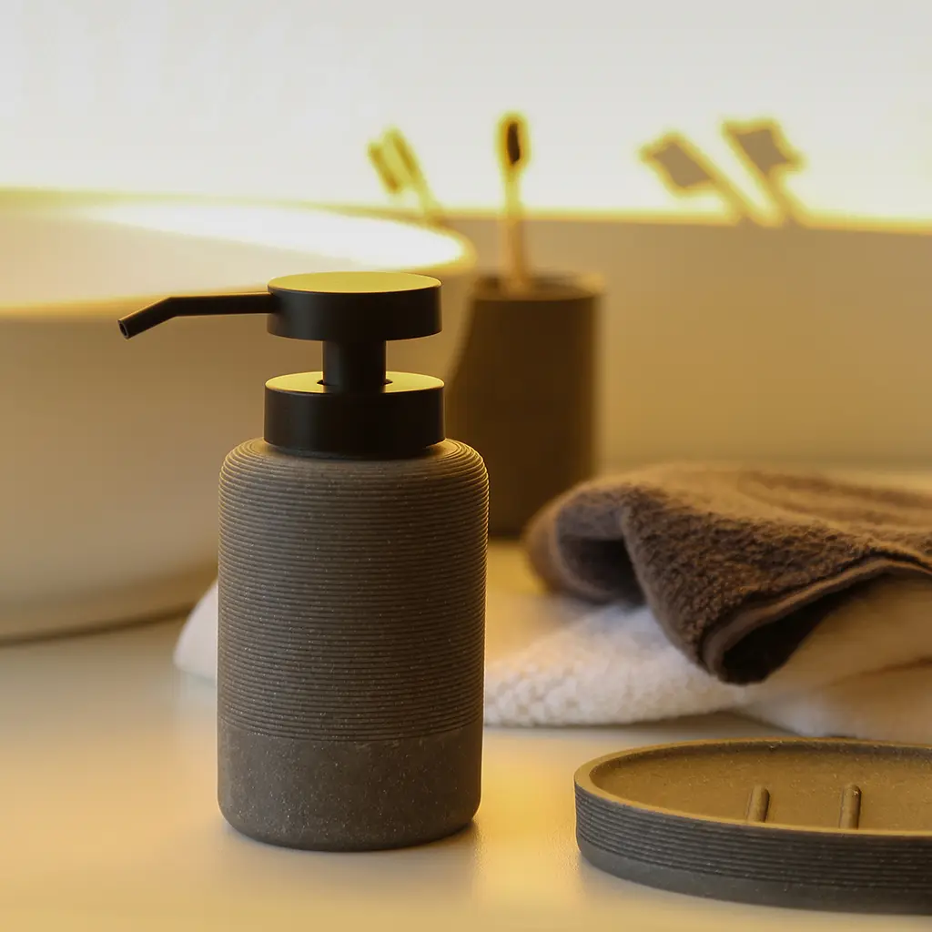 Комплект аксесуарів для санвузла МВМ My Home London сірий (MVM-MH-44 GRAY) - фото 7