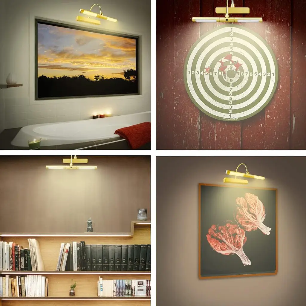 Светодиодный светильник HONWELL LED Picture Light беспроводной 3 режима с дистанционным управлением - фото 2