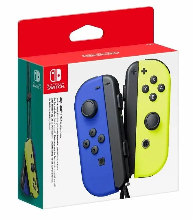 Геймпад Nintendo Switch Joy-Con Blue and Neon Yellow (L и R геймпад) [49246] - фото 3