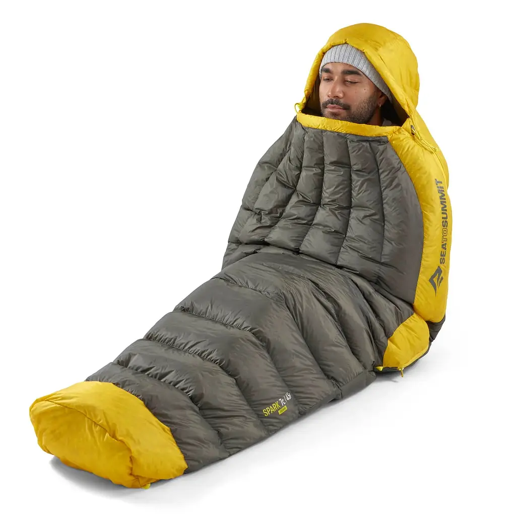 Спальний мішок Sea To Summit Spark -9°C/15F Regular 185 L Сірий-Жовтий - фото 4