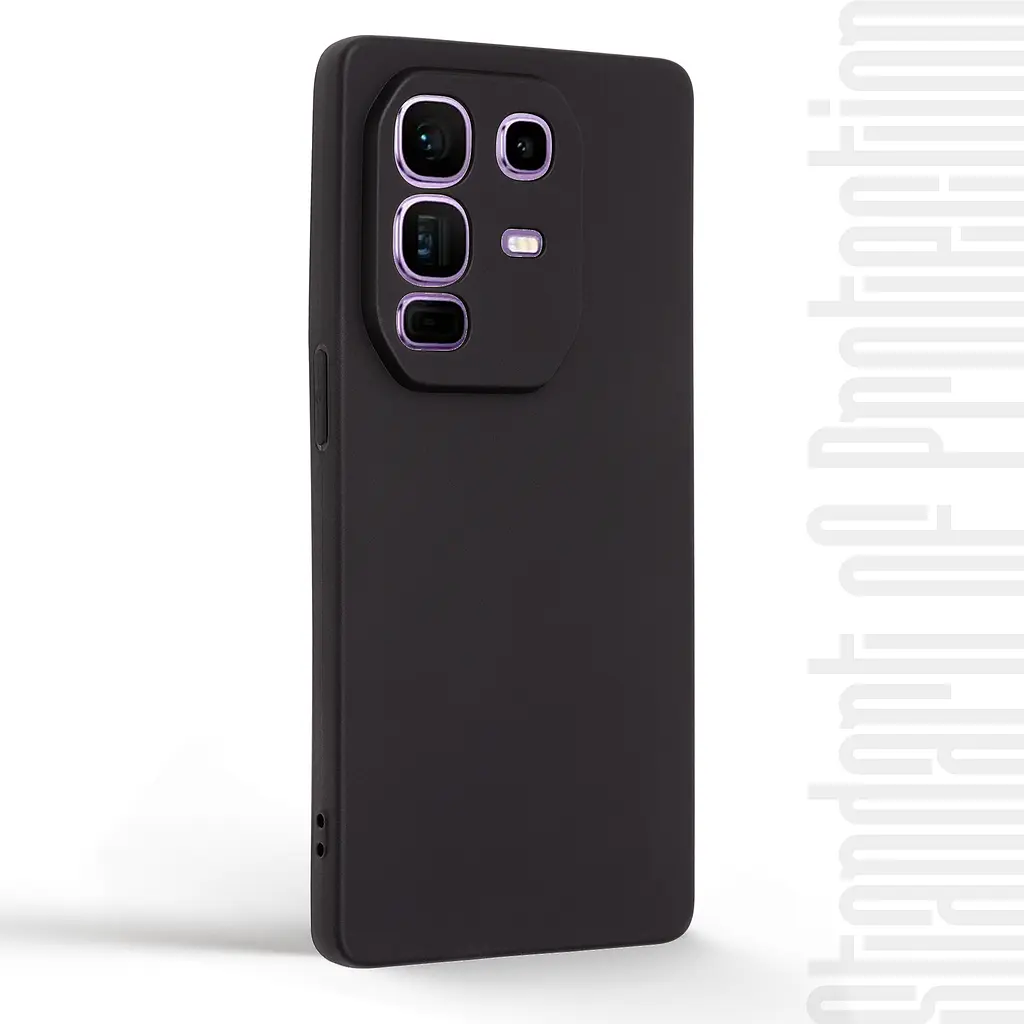 Чехол-накладка для смартфона Infinix Note 50 Pro Plus 5G противоударный, силиконовый, термополиуретановый (ТПУ), с защитой камеры и корпуса, черный, защита всего корпуса, ArmorStandart (ARM85164) - фото 2