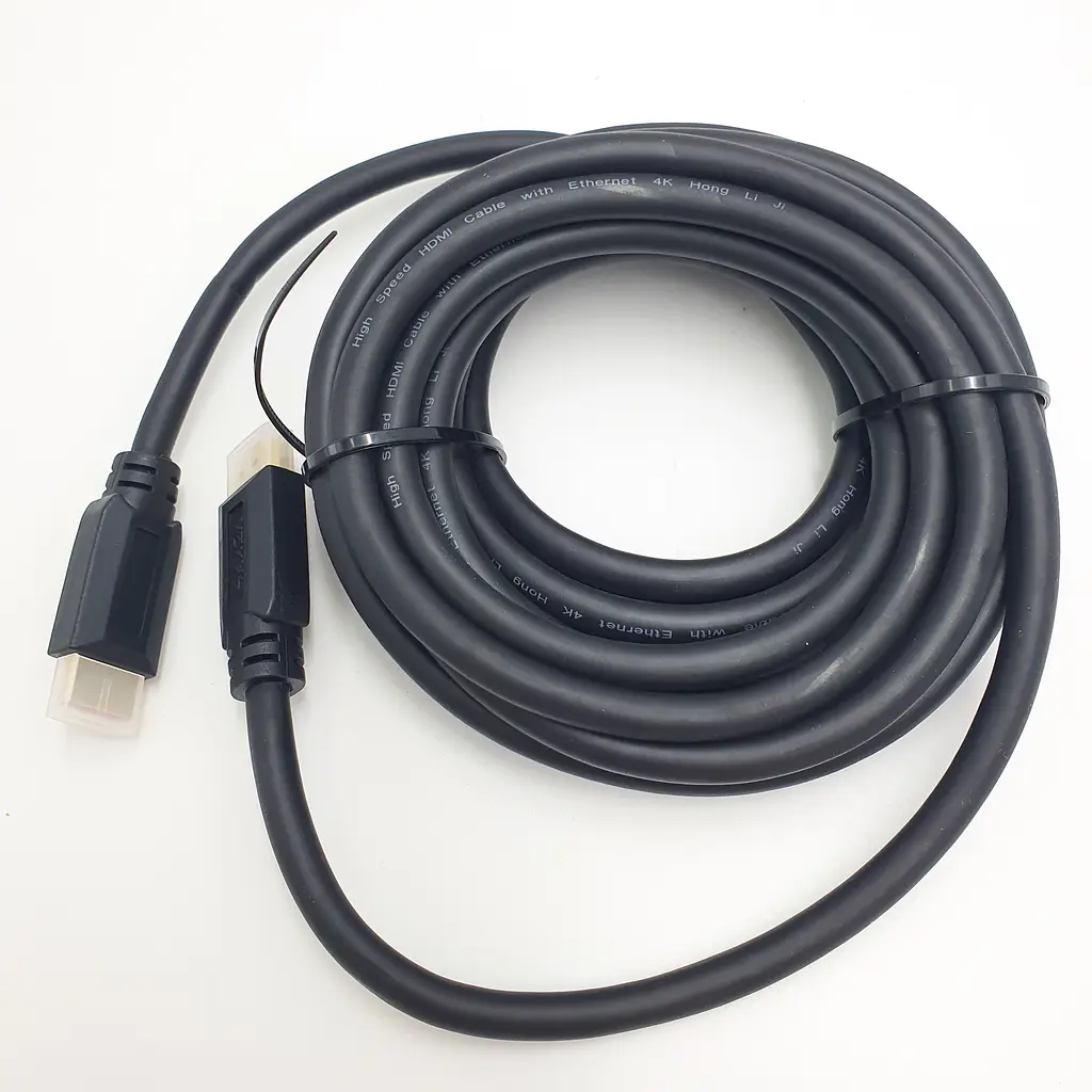 Кабель 4K HDMI to HDMI з підтримкою Ethernet UltraHD 4K шнур 5м чорний - фото 4