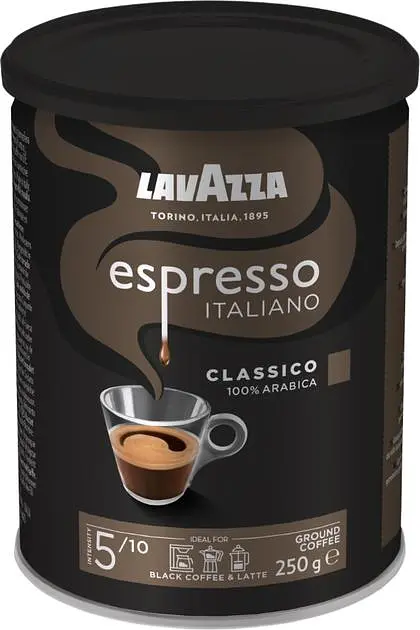 Кава мелена Lavazza Espresso 250 г-італійський еспресо, насичений смак