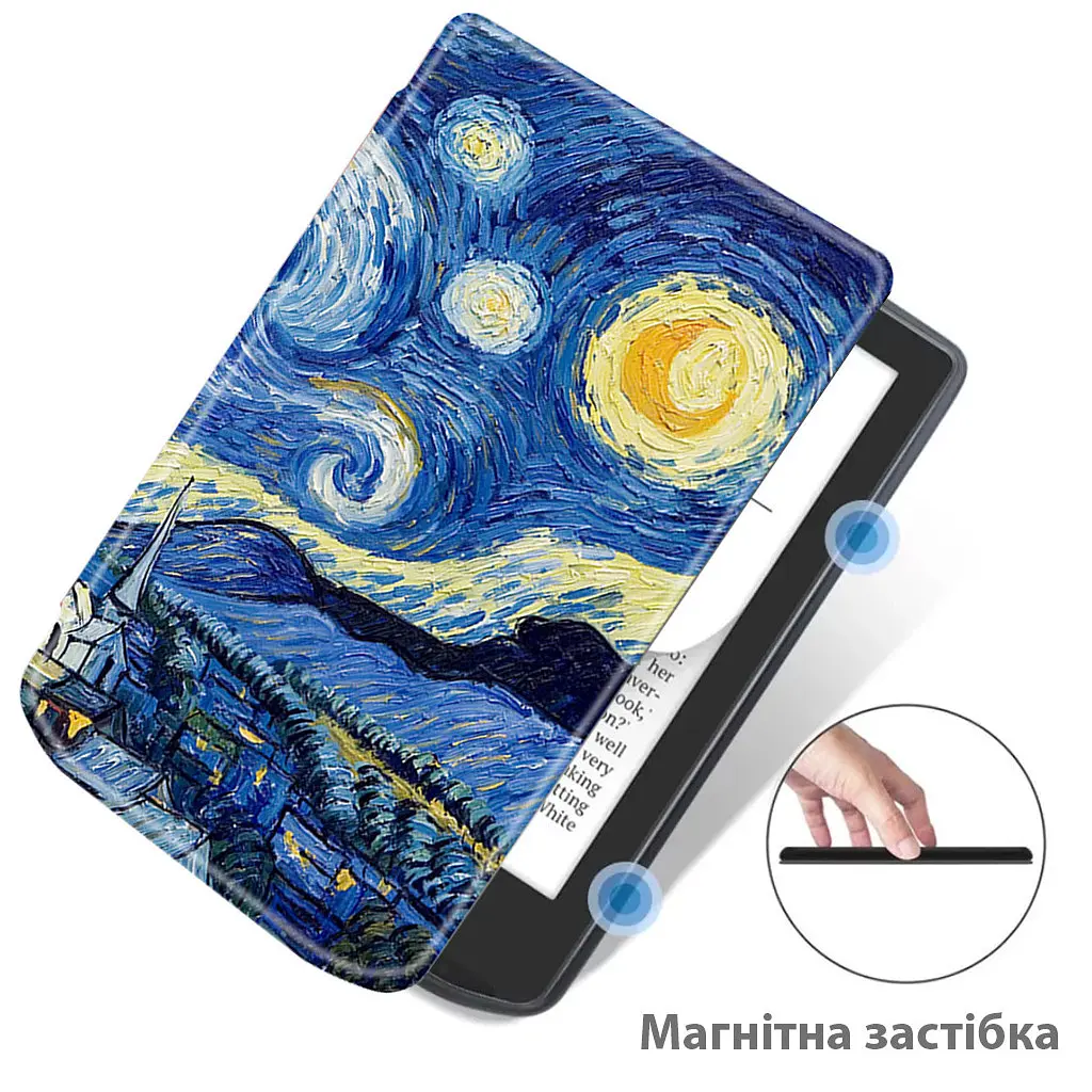 Чохол до електронної книги BeCover Smart Case PocketBook 629 Verse / 634 Verse Pro 6" Night (710980) - фото 4