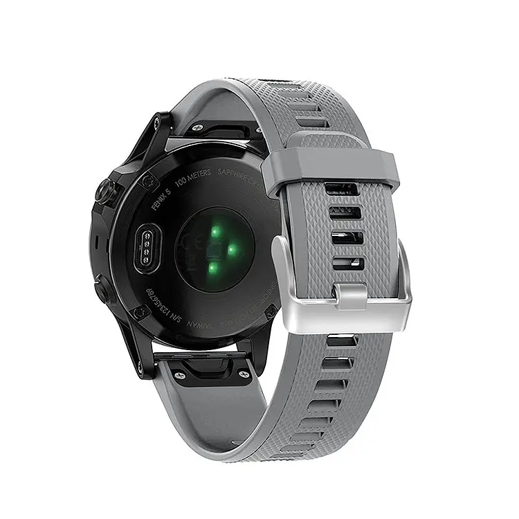 Ремінець ArmorStandart Silicone Line для Garmin 22mm Grey (ARM88488) - фото 4