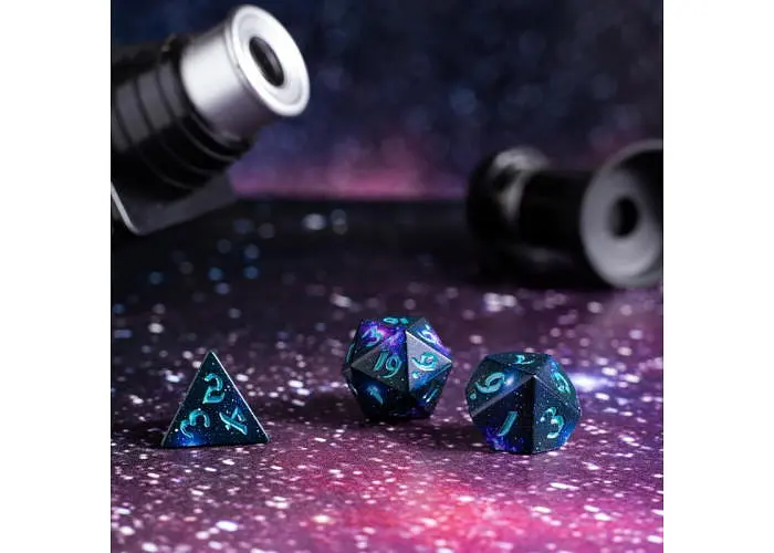 Набор кубиков Full Art Dice Set: Stardust , 7 шт. (SWSPGALA) - фото 4