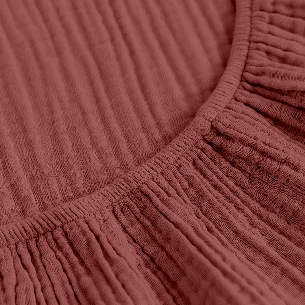 Простирадло муслін на резинці 140х200 COPPER COSAS (2200000009920) - фото 4