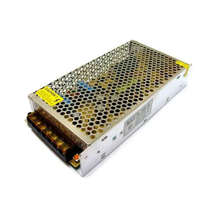 Импульсный блок питания 12 В 10 A (120 W) перфорированный SLIM - фото 2