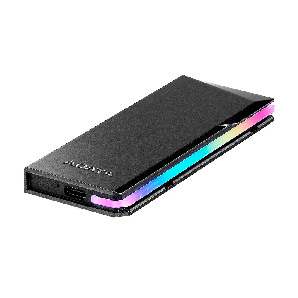 Зовнішня кишеня для накопичувача A-DATA EC700G для SSD M.2 PCIe/SATA USB3.2 Gen2 Type-C Black (AEC700GU32G2-CGY) - фото 6