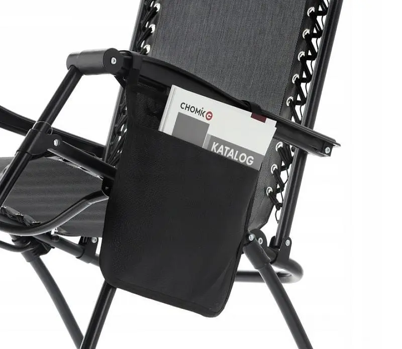 Комплект 2 шт. шезлонги GardenLine Relax Black до 130 кг.! - фото 2