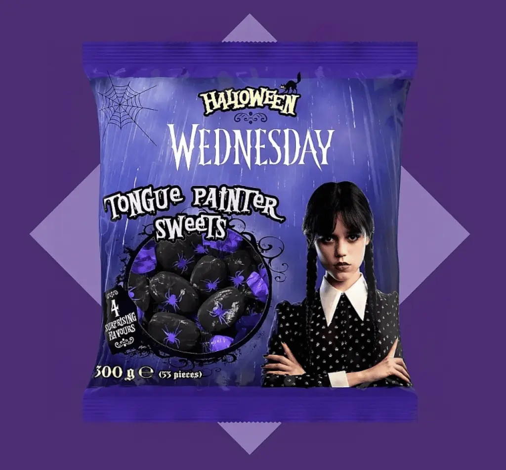 Льодяники Halloween Wednesday Tongue Painter Sweets 300г - фото 2