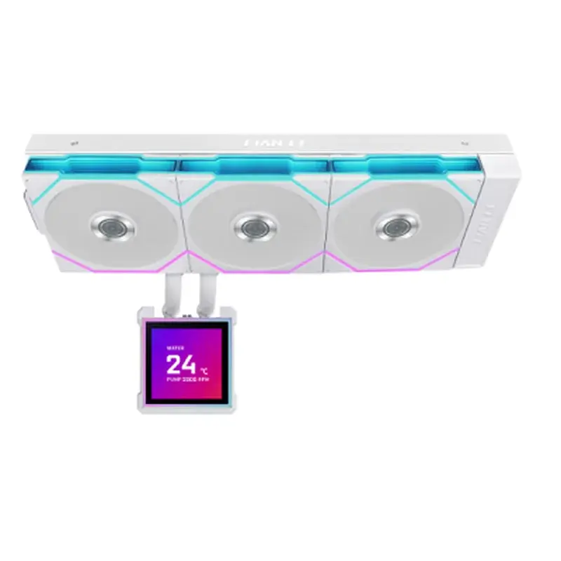 Система рідинного охолодження Lian Li HydroShift II LCD-S 360CL White (G89.GHS2LCDS36CW.00) - фото 2