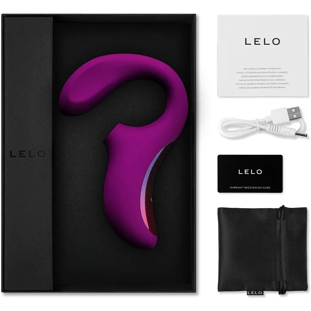 Вакуумний стимулятор Lelo Enigma Deep Rose - фото 9