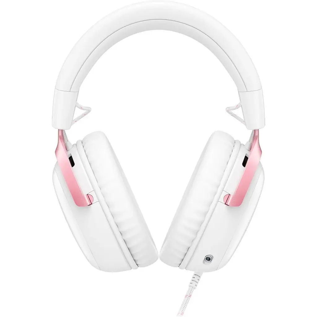 Игровые наушники HyperX Cloud III White/Pink (9W1Q4AA) [155193] - фото 4