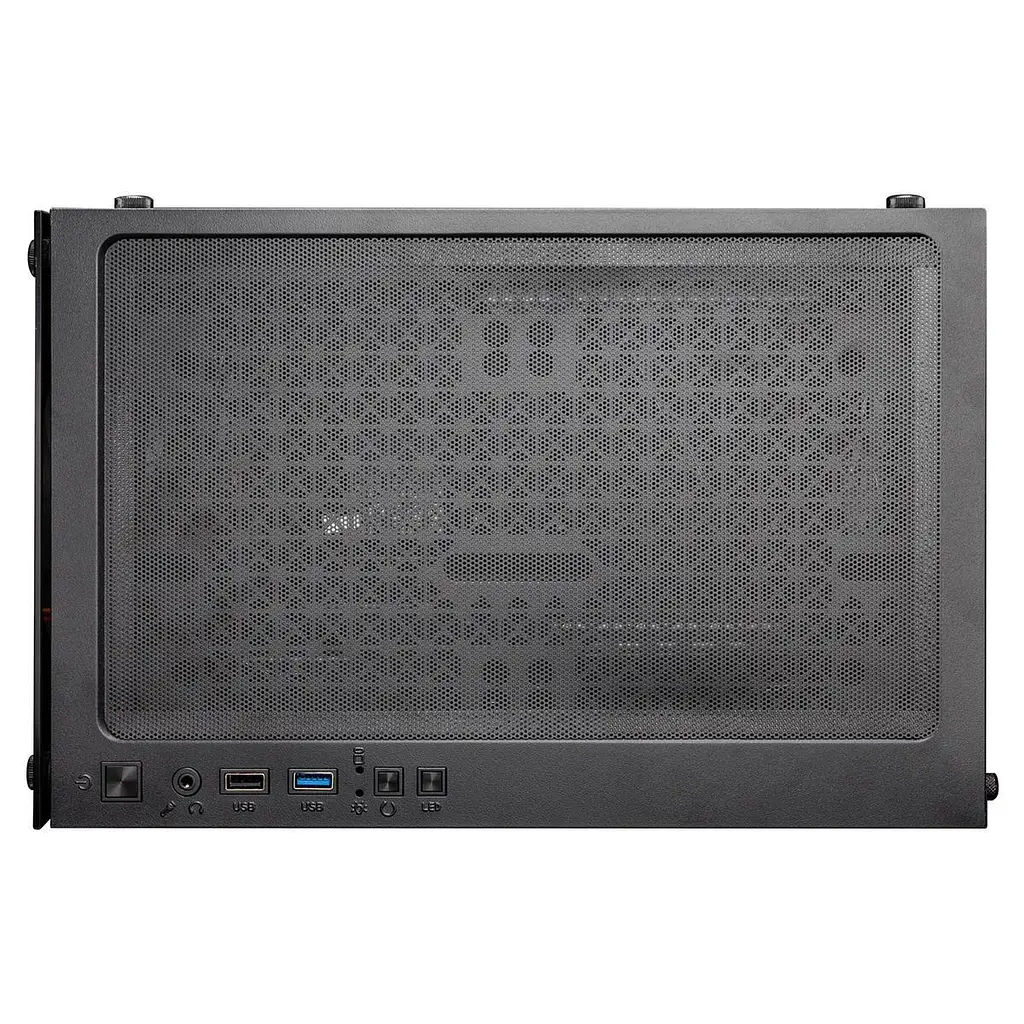 Корпус 1stPlayer X2-M-BK-4F7 Чорний без БЖ - фото 9