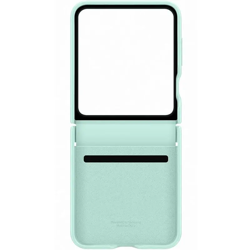 Кожаный чехол Leather Case (AAA) для Samsung Galaxy Z Flip6 Turquoise - фото 6