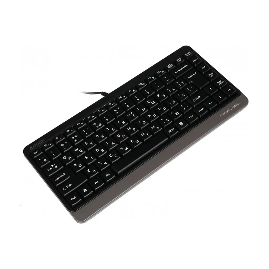 Клавіатура A4Tech FK11 Fstyler Compact Size USB Grey (4711421953313) - фото 4