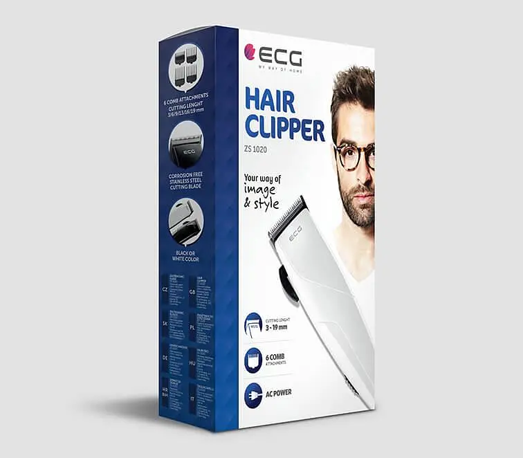 Машинка для стрижки ECG ZS 1020 Black - фото 2