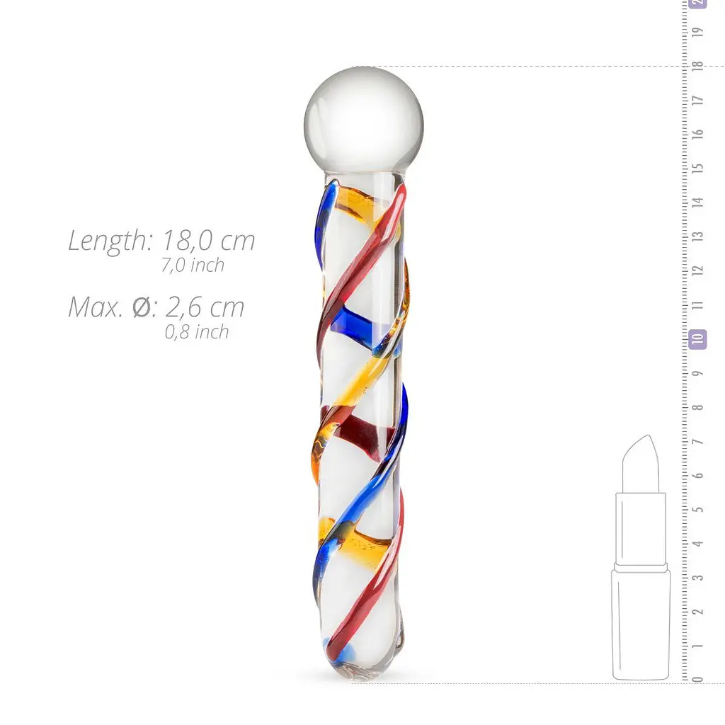 Стеклянный дилдо Gildo Glass Dildo No. 10 - фото 2