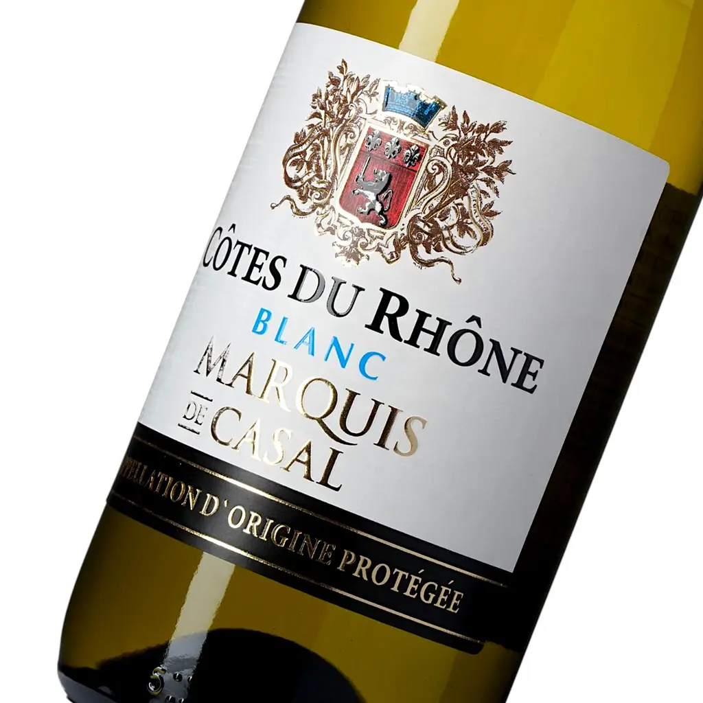 Вино Marquis de Casal Cotes du Rhone Blanc AOC біле сухе 0.75 л - фото 5