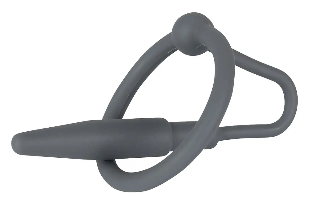 Ерекційне кільце - Penis Plug With Glans Ring - фото 4