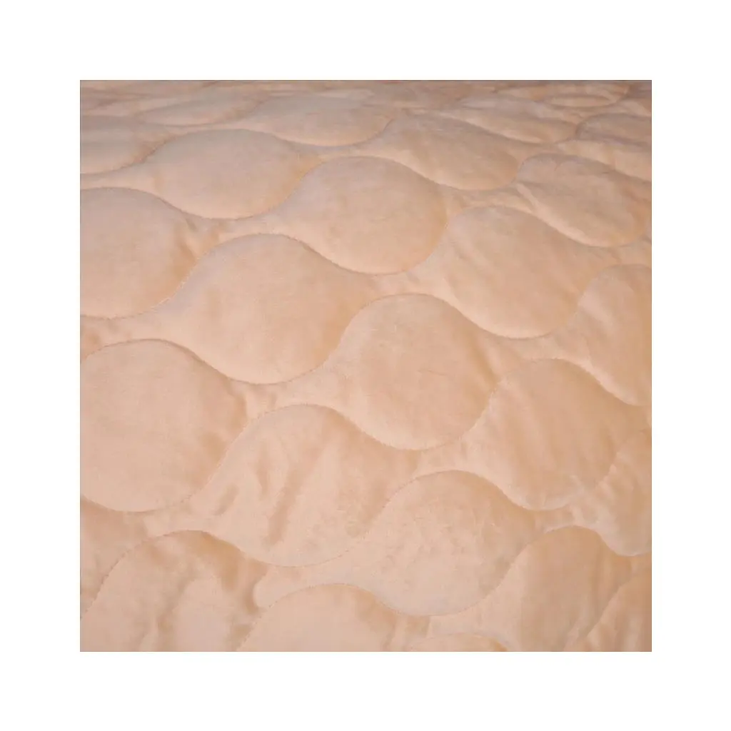 Покривало MirSon №5050 Velor charm Beige 200х220 см (2200008376796) - фото 2