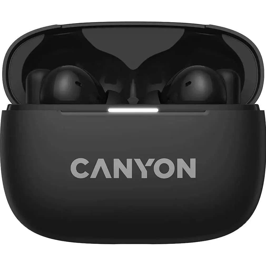 Навушники Canyon TWS headset OnGo TWS-10 ANC+ENC Black (CNS-TWS10B) - фото 3