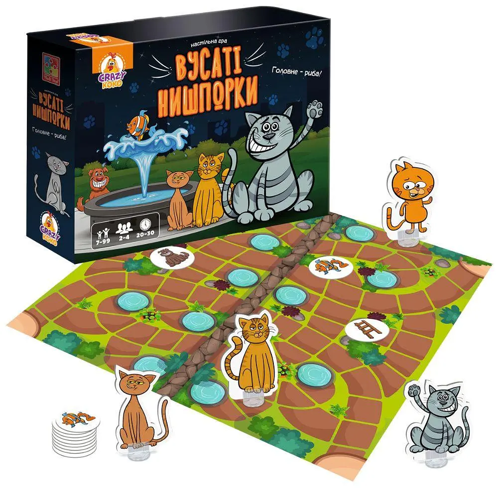 Настільна гра Vladi Toys маршрутна "Вусаті рисі" (VT8055-44)