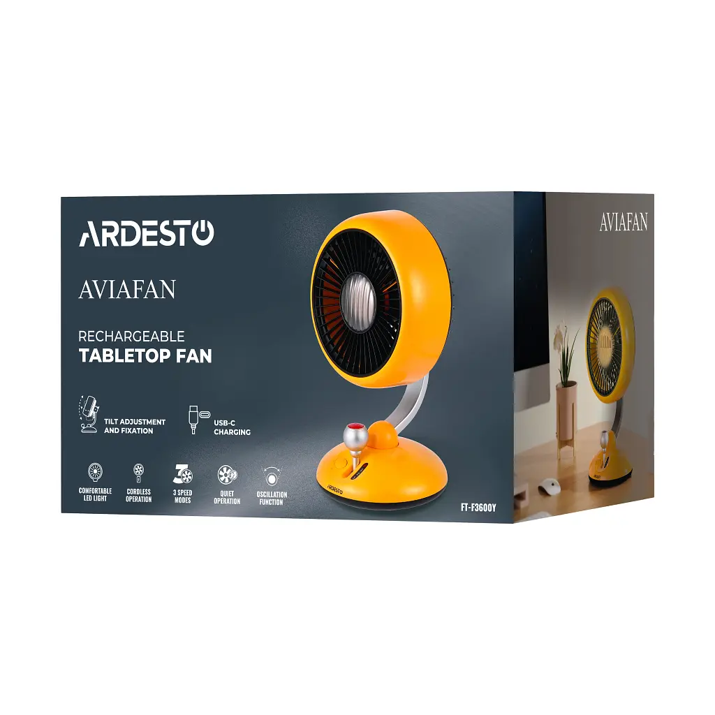 Вентилятор ARDESTO FT-F3600Y - фото 9