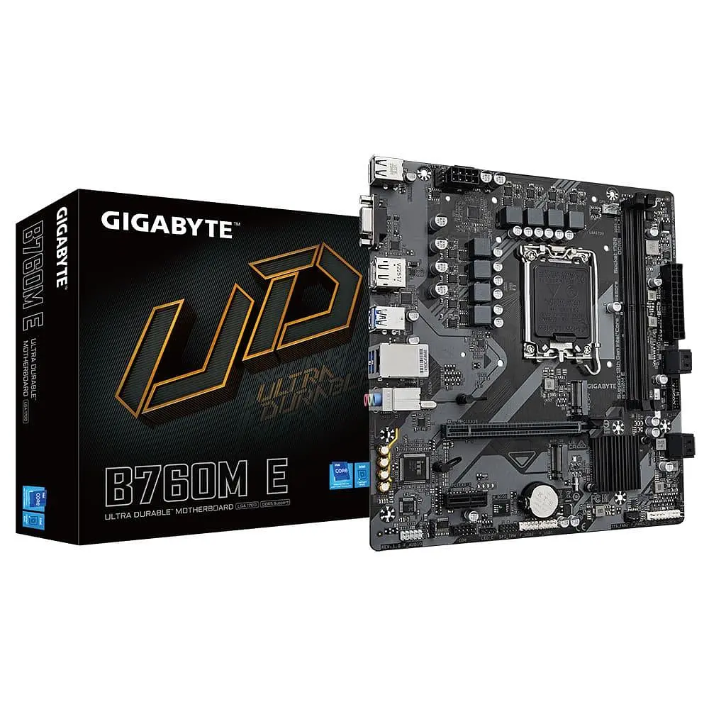 Материнська плата GIGABYTE B760M E (B760M E) (Socket 1700, Intel B760, Micro-ATX) - фото 4