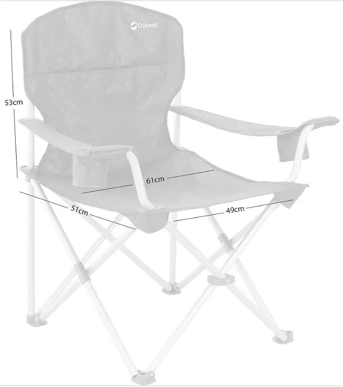 Стілець розкладний Outwell Catamarca XL Forest Green (470391) - фото 2