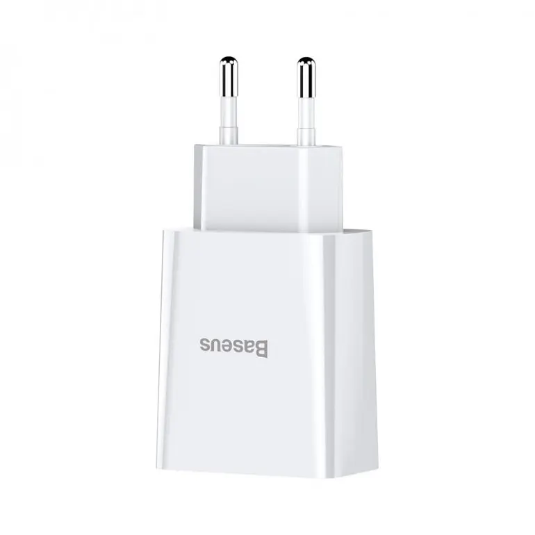 Зарядное устройство для Baseus Speed ​​Mini Dual USB 10.5W Белый (CCFS-R02) - фото 2