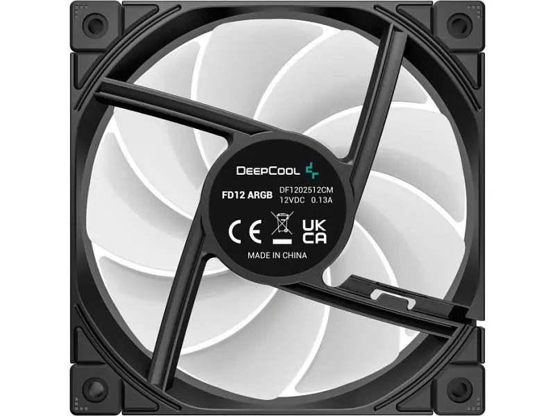 Вентилятор Deepcool FD12 ARGB Black (R-FD12-BKAPN1-G) - фото 5