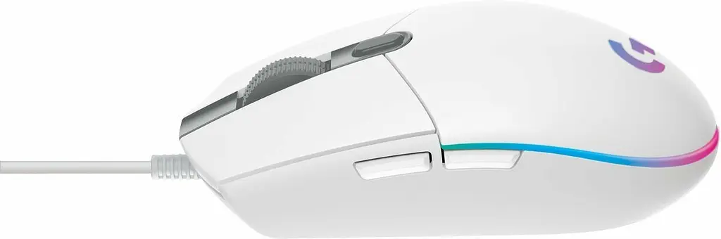 Мышь компьютерная Logitech G102 Lightsync USB White (910-005824, 910-005809) - фото 4