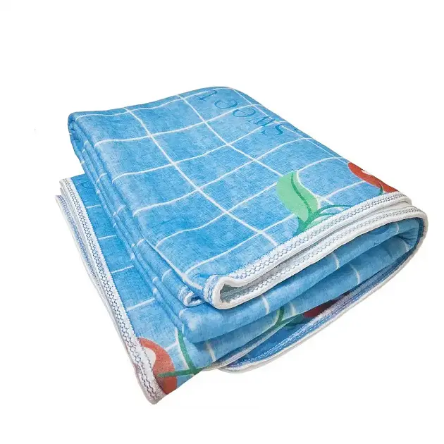Електропростирадло електро грілка електричне простирадло ковдра electric blanket 150*180см 150Вт UKC блакитна - фото 3