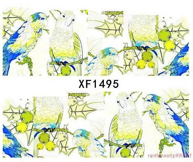 Наклейки для нігтів XF1495 - фото 3