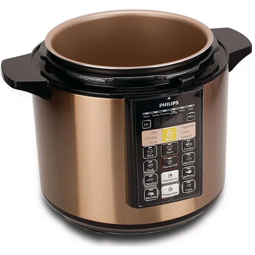 Мультиварка-скороварка Philips Daily Collection 1000 Вт чорна (HD2139/40) - фото 3