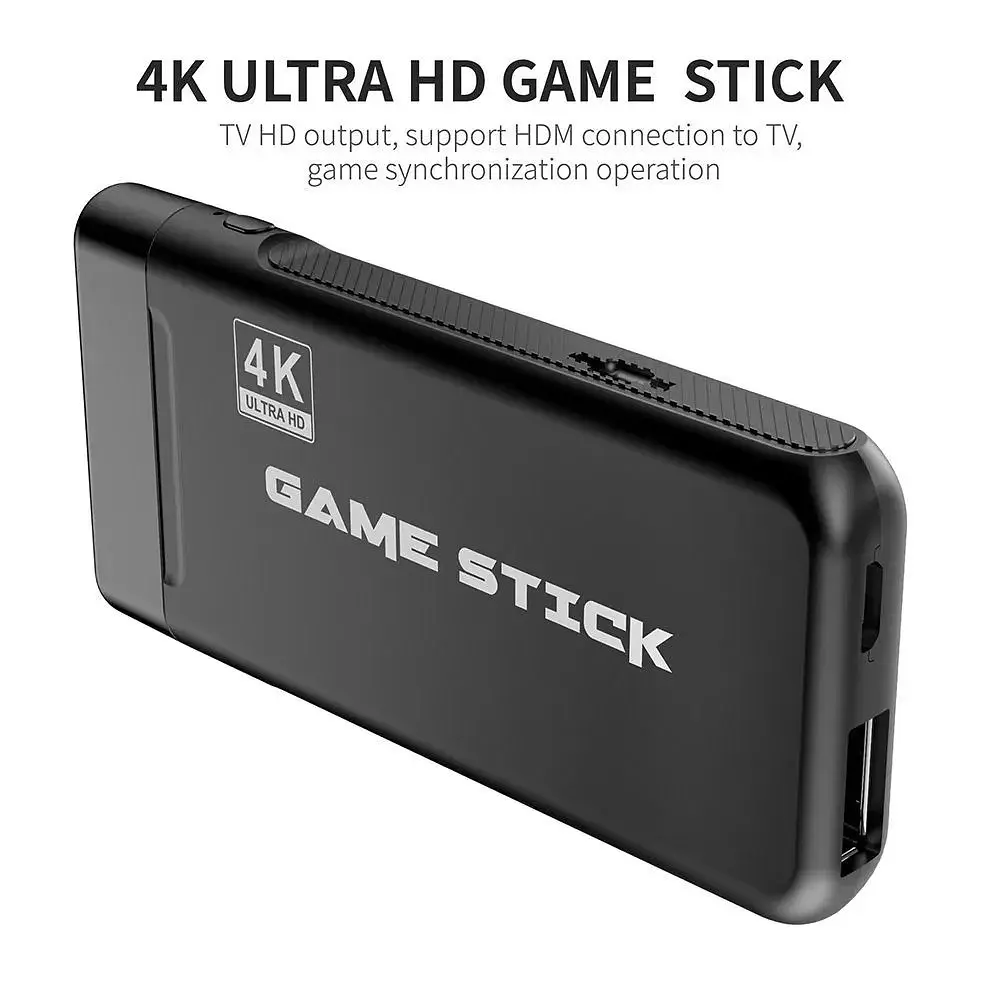 Ігрова приставка GameStick M8 Pro 2.4G Біло-чорний, HDMI-приставка для телевізора з бездротовими джойстиками - фото 7