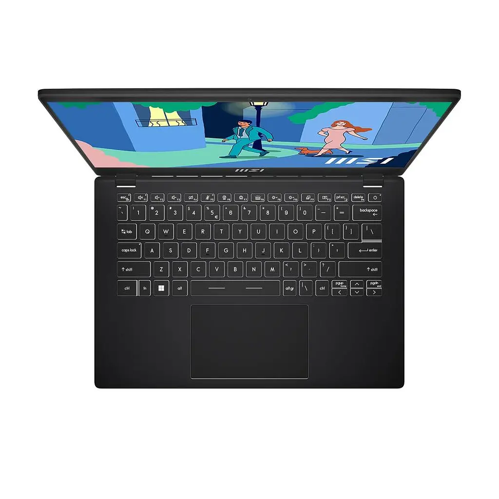 Ноутбук MSI Modern 14 AMD Ryzen 5 7430U 14inch Full HD 16GB DDR4-SDRAM 512GB SSD Wi-Fi 6E (802.11ax) Windows 11 Home чорний - фото 3
