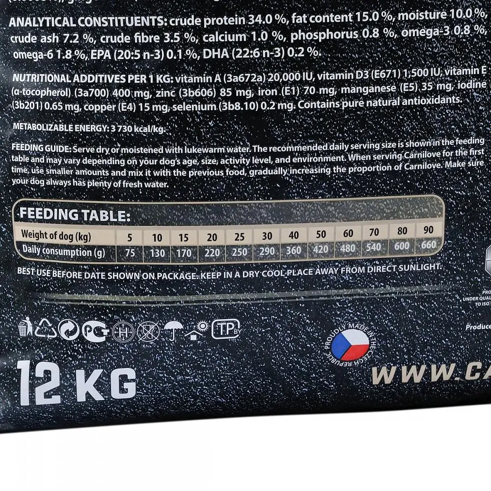 Сухой корм Carnilove Fresh Carp & Trout для взрослых собак 12 кг с карпом и форелью для взрослых собак всех пород - фото 6