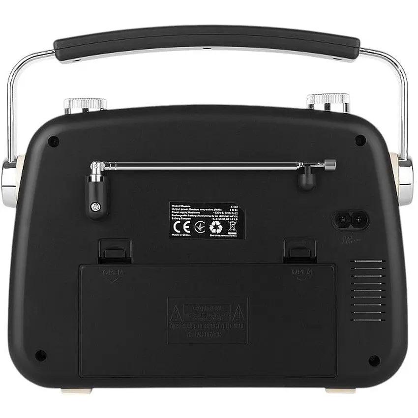 Радиоприемник портативный Real-EL X540 аккумулятор батарейки сеть 220 В - фото 5